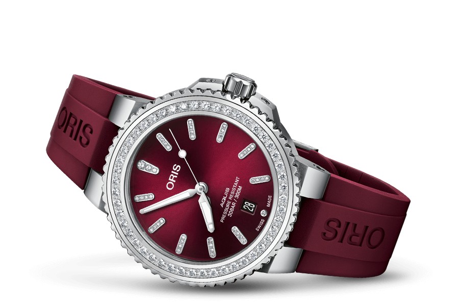 ORIS  Женские швейцарские часы, автоматический механизм, сталь, 41,5 мм
